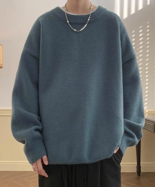 Fluffy Crew Knit — мягкий вязаный джемпер