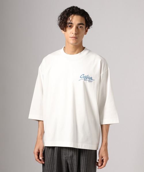 BAYFLOW(ベイフロー)の「タイポグラフィー7分袖Tシャツ(Tシャツ/カットソー・メンズ・オフホワイト/ブラック・LARGE/MEDIUM)」の6枚目の写真
