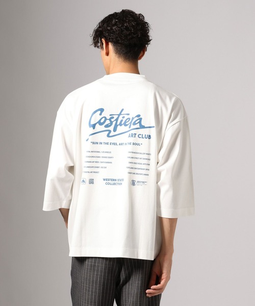 BAYFLOW(ベイフロー)の「タイポグラフィー7分袖Tシャツ(Tシャツ/カットソー・メンズ・オフホワイト/ブラック・LARGE/MEDIUM)」の8枚目の写真