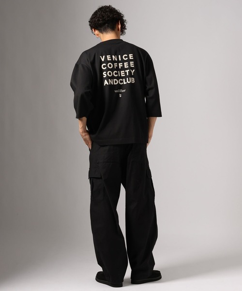 BAYFLOW(ベイフロー)の「タイポグラフィー7分袖Tシャツ(Tシャツ/カットソー・メンズ・オフホワイト/ブラック・LARGE/MEDIUM)」の13枚目の写真