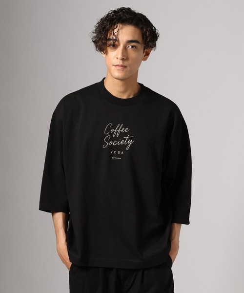 BAYFLOW(ベイフロー)の「タイポグラフィー7分袖Tシャツ(Tシャツ/カットソー・メンズ・オフホワイト/ブラック・LARGE/MEDIUM)」の14枚目の写真