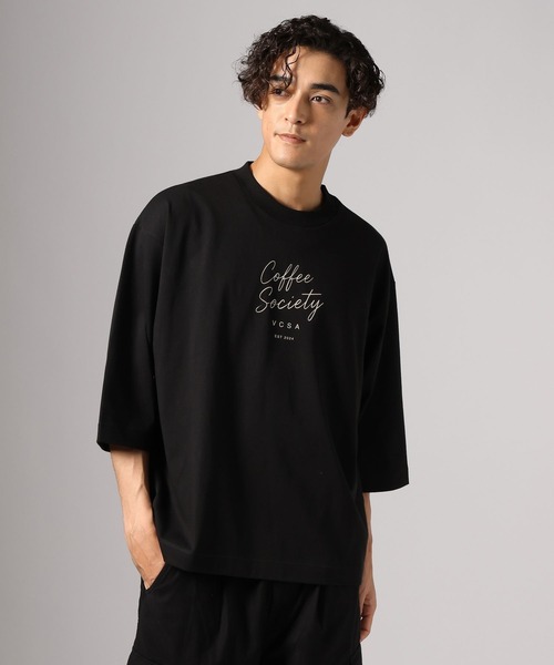 BAYFLOW(ベイフロー)の「タイポグラフィー7分袖Tシャツ(Tシャツ/カットソー・メンズ・オフホワイト/ブラック・LARGE/MEDIUM)」の15枚目の写真