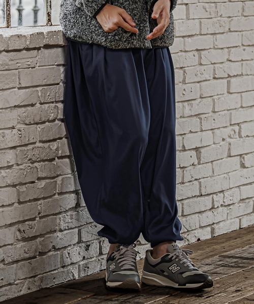 CAMBIO（カンビオ）の「mp15325- Draped Balloon Pants ドレープバルーンパンツ(CAM26AW-001)（その他パンツ・メンズ・ブラック/ネイビー/ミックスグレー・S/M/L）」の5枚目の写真