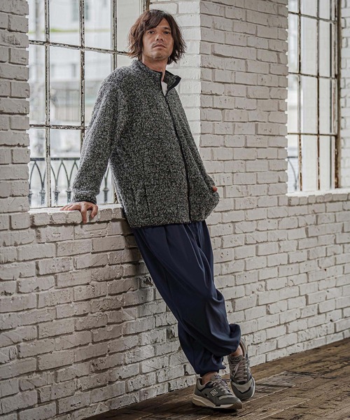 CAMBIO（カンビオ）の「mp15325- Draped Balloon Pants ドレープバルーンパンツ(CAM26AW-001)（その他パンツ・メンズ・ブラック/ネイビー/ミックスグレー・S/M/L）」の8枚目の写真