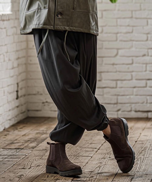 CAMBIO（カンビオ）の「mp15325- Draped Balloon Pants ドレープバルーンパンツ(CAM26AW-001)（その他パンツ・メンズ・ブラック/ネイビー/ミックスグレー・S/M/L）」の11枚目の写真