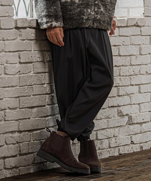 CAMBIO（カンビオ）の「mp15325- Draped Balloon Pants ドレープバルーンパンツ(CAM26AW-001)（その他パンツ・メンズ・ブラック/ネイビー/ミックスグレー・S/M/L）」の12枚目の写真
