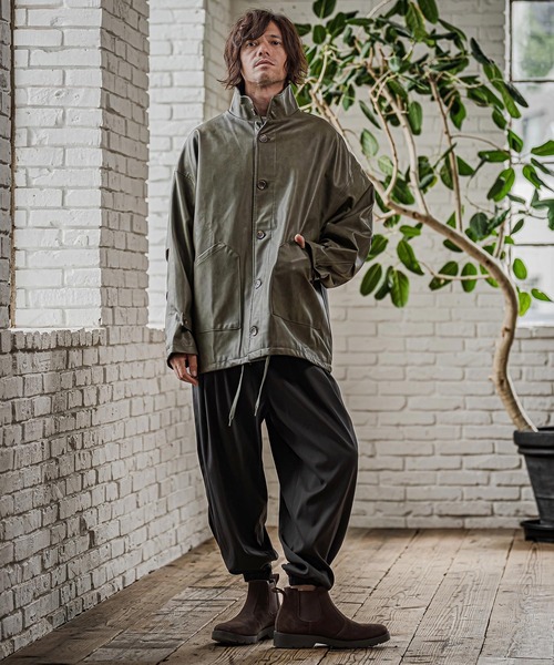 CAMBIO（カンビオ）の「mp15325- Draped Balloon Pants ドレープバルーンパンツ(CAM26AW-001)（その他パンツ・メンズ・ブラック/ネイビー/ミックスグレー・S/M/L）」の14枚目の写真