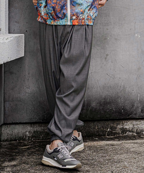 CAMBIO（カンビオ）の「mp15325- Draped Balloon Pants ドレープバルーンパンツ(CAM26AW-001)（その他パンツ・メンズ・ブラック/ネイビー/ミックスグレー・S/M/L）」の17枚目の写真
