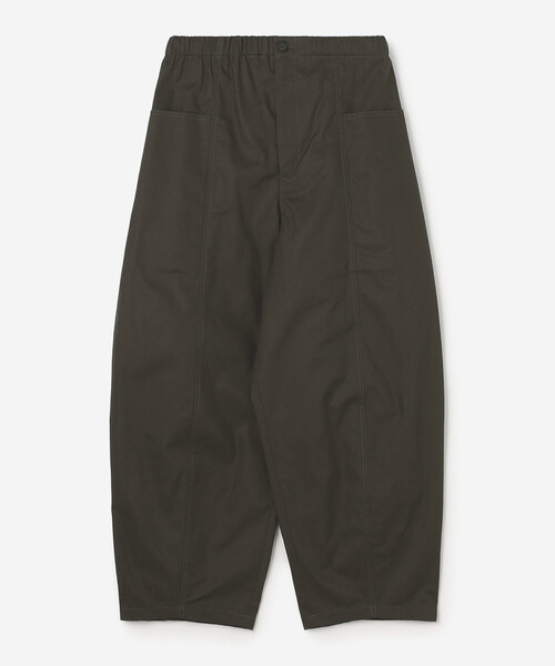 Morris & Sons（モリスアンドサンズ）の「MORRIS & SONS | コットン カーブパンツ WOMEN（その他パンツ・レディース・チャコール/ベージュ・0/1）」の3枚目の写真