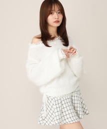 レースドロストシャギーニット 1066571