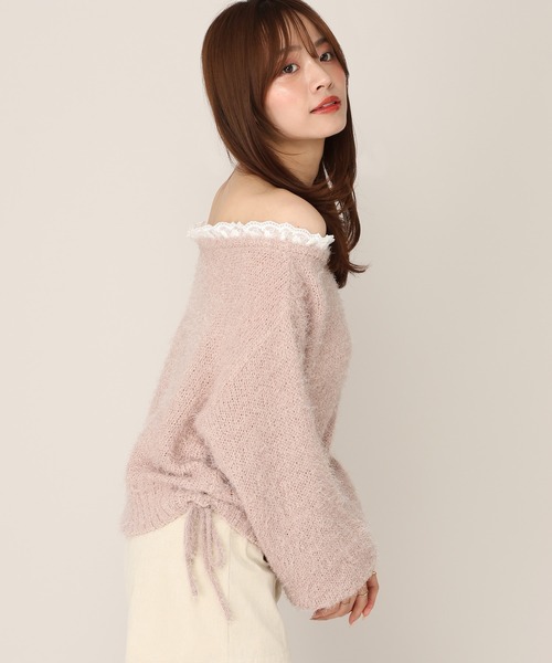 Heather(ヘザー)の「レースドロストシャギーニット 1066571(ニット/セーター・レディース・ブラウン/ピンク/アイボリー・FREE)」の17枚目の写真