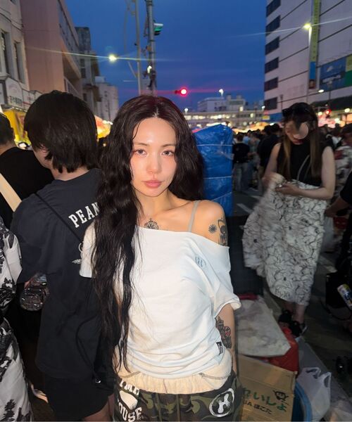 THE MYSTERIOUS HOTEL（ザミステリアスホテル）の「HOUSE CUT-OFF SHORTS [CAMO]（その他パンツ・レディース・その他・FREE）」の5枚目の写真