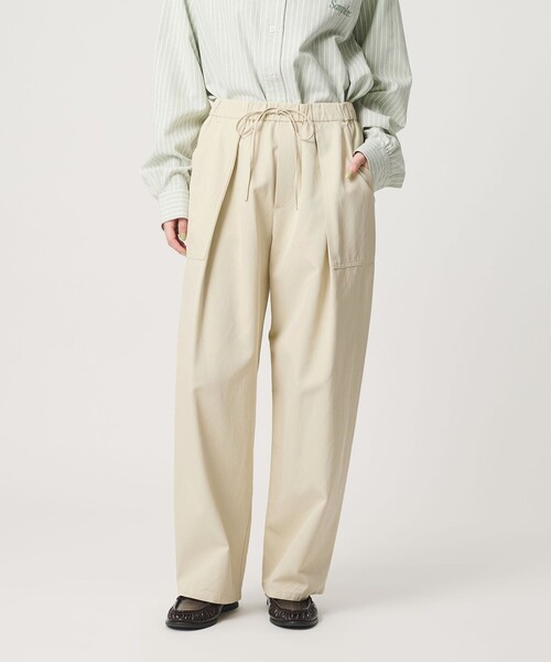 BEAUTY&YOUTH UNITED ARROWS(ビューティーアンドユースユナイテッドアローズ)の「タック パッチポケット ドローストリング パンツ(その他パンツ・レディース・ネイビー/オリーブ/ナチュラル・S/XS/M)」の16枚目の写真
