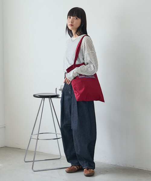 FREAK'S STORE(フリークスストア)の「シアーボーダーニットプルオーバー(Tシャツ/カットソー・レディース・ブラウン/ブラック/オフホワイト・フリ-)」の16枚目の写真