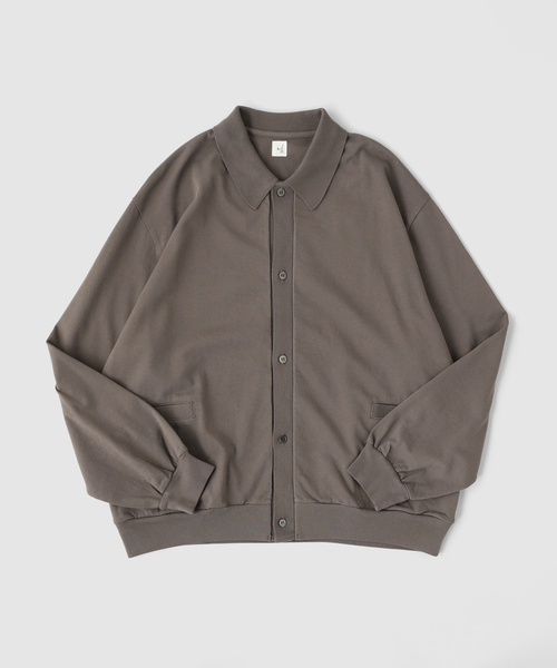 blurhms（ブラームス）の「BLURHMS ROOTSTOCK / ブラームスルーツストック Classic Collared C/D（カーディガン/ボレロ・メンズ・チャコールグレー/ブラック/グリーン・2/3）」の2枚目の写真