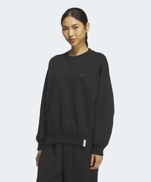 エッセンシャルズ プラス スリーストライプス スペーサーニット ルーズフィット クルーネック プルオーバー / トレーナー / アディダス adidas