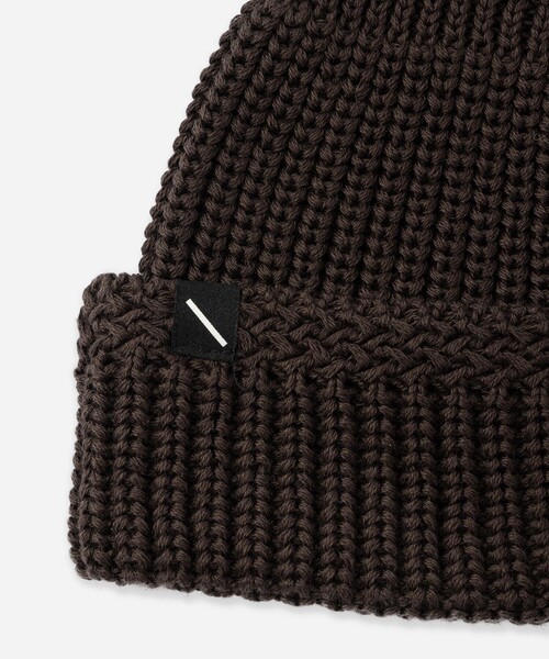 Saturdays NYC(サタデーズ ニューヨークシティ )の「Rib Beanie(ニットキャップ/ビーニー・メンズ・チャコールグレー/ブラック/ダークブラウン・FREE)」の16枚目の写真