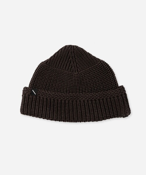 Saturdays NYC(サタデーズ ニューヨークシティ )の「Rib Beanie(ニットキャップ/ビーニー・メンズ・チャコールグレー/ブラック/ダークブラウン・FREE)」の12枚目の写真