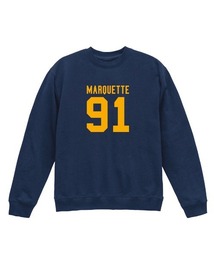 Ol' Basics(オール・ベーシックス) トレーナー スウェット MARQUETTE ロゴ ナンバリング プリント 裏毛 トップス メンズ ユニセックス