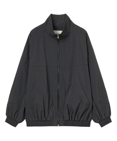 DEINET(ダイニット)の「HIGH NECK OVERSIZED JUMPER IN CHARCOAL(ナイロンジャケット・レディース・その他・FREE)」の1枚目の写真
