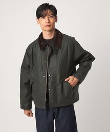 <Barbour>オーバーサイズ トランスポート ワックス ショート ジャケット
