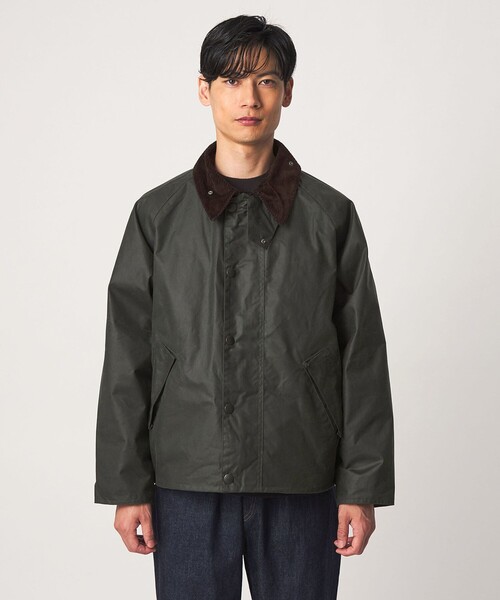 Barbour(バブアー)の「<Barbour>オーバーサイズ トランスポート ワックス ショート ジャケット(その他アウター・メンズ・オリーブ・40/36/38)」の3枚目の写真