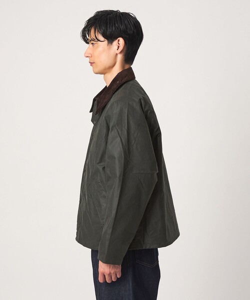 Barbour(バブアー)の「<Barbour>オーバーサイズ トランスポート ワックス ショート ジャケット(その他アウター・メンズ・オリーブ・40/36/38)」の4枚目の写真