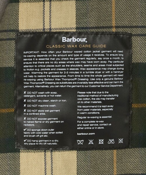 Barbour(バブアー)の「<Barbour>オーバーサイズ トランスポート ワックス ショート ジャケット(その他アウター・メンズ・オリーブ・40/36/38)」の22枚目の写真