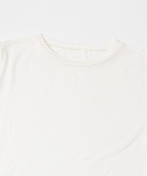 URBAN RESEARCH DOORS(アーバンリサーチドアーズ)の「カシミヤシルク混クルーネックカットソー(Tシャツ/カットソー・レディース・グレー系その他/オフホワイト/ブラック系その他・FREE)」の12枚目の写真