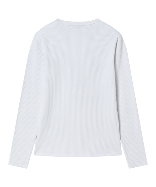 PRENDA(プレンダ)の「ウィンググラフィック ヘンリー長袖 ホワイト(Tシャツ/カットソー・レディース・その他・FREE)」の8枚目の写真