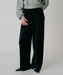 【DISCUS】ベロアセンターピンタックパンツ