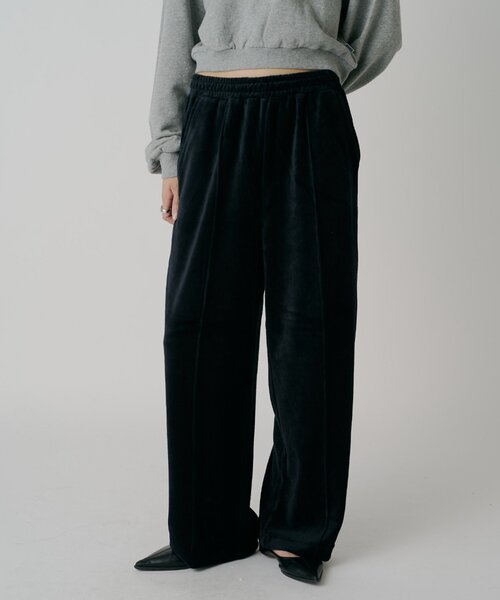 goocy(グーシー)の「【DISCUS】ベロアセンターピンタックパンツ(その他パンツ・レディース・グレー/ブラウン/ブラック・LARGE/MEDIUM)」の6枚目の写真
