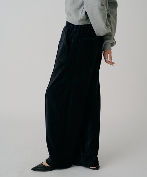 goocy(グーシー)の「【DISCUS】ベロアセンターピンタックパンツ(その他パンツ・レディース・グレー/ブラウン/ブラック・LARGE/MEDIUM)」の7枚目の写真