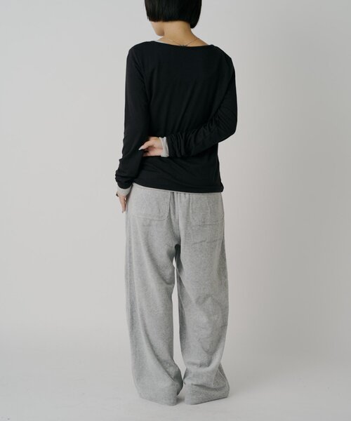 goocy(グーシー)の「【DISCUS】ベロアセンターピンタックパンツ(その他パンツ・レディース・グレー/ブラウン/ブラック・LARGE/MEDIUM)」の14枚目の写真
