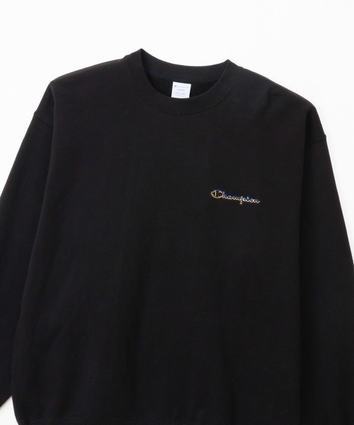 Champion(チャンピオン)の「チャンピオン Champion クルーネックスウェットシャツ C3-E006 CREW NECK SWEATSHIRT(スウェット・メンズ・ブラック・SS/LL/M/S/L)」の3枚目の写真
