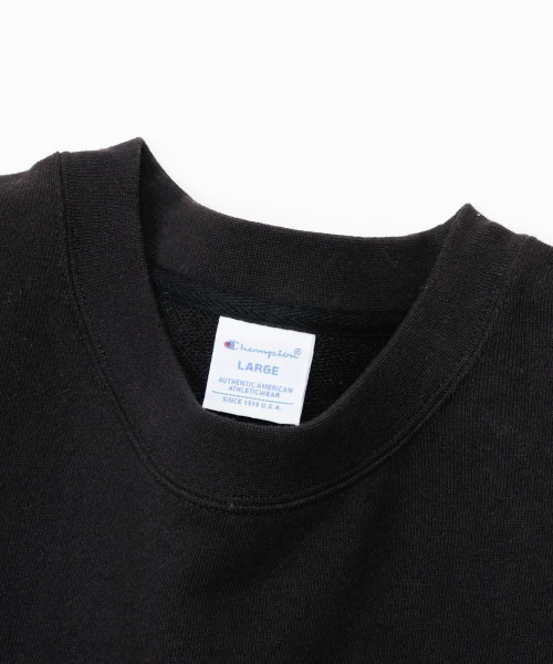 Champion(チャンピオン)の「チャンピオン Champion クルーネックスウェットシャツ C3-E006 CREW NECK SWEATSHIRT(スウェット・メンズ・ブラック・SS/LL/M/S/L)」の4枚目の写真