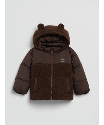 GAP（ギャップ）の「ボア くまさん フード付き パファージャケット (幼児・ベビー)（その他アウター）」