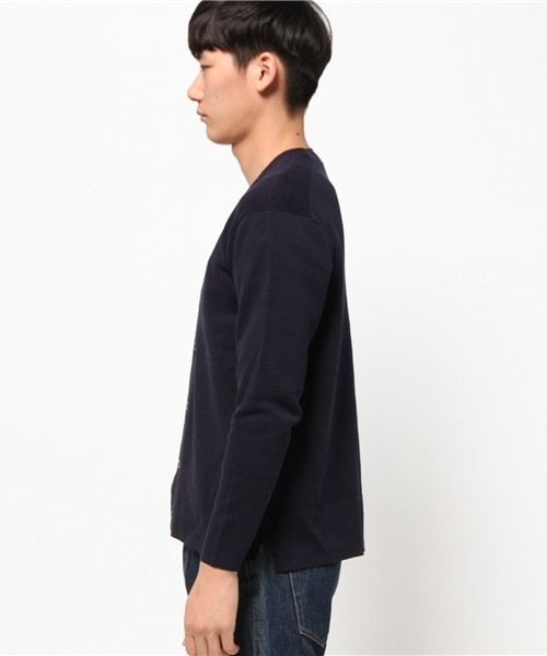 URBAN RESEARCH（アーバンリサーチ）の「UR ミラノリブロングスリーブカーディガン（カーディガン/ボレロ・メンズ・グレー/ネイビー・LARGE/MEDIUM）」の3枚目の写真