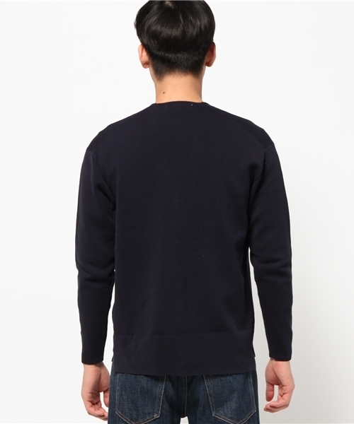 URBAN RESEARCH（アーバンリサーチ）の「UR ミラノリブロングスリーブカーディガン（カーディガン/ボレロ・メンズ・グレー/ネイビー・LARGE/MEDIUM）」の4枚目の写真