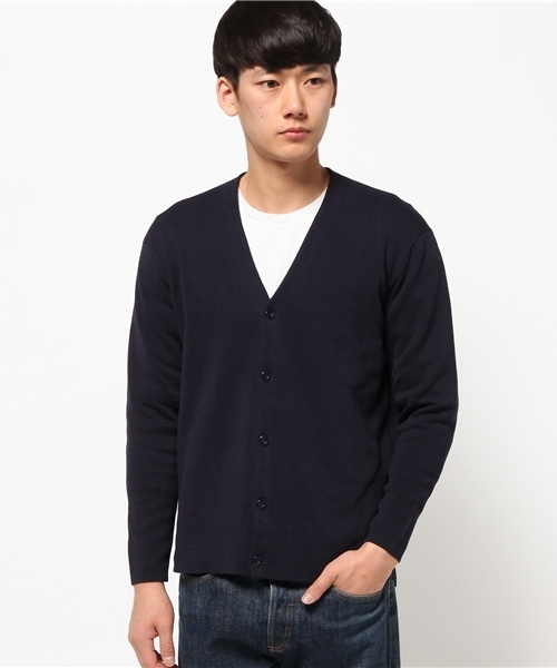 URBAN RESEARCH（アーバンリサーチ）の「UR ミラノリブロングスリーブカーディガン（カーディガン/ボレロ・メンズ・グレー/ネイビー・LARGE/MEDIUM）」の11枚目の写真