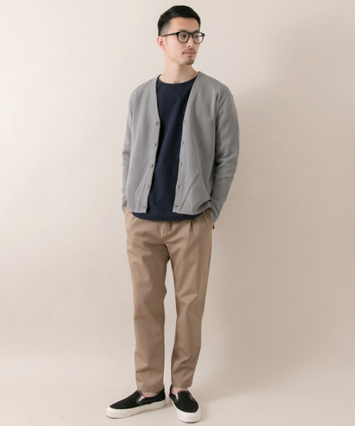 URBAN RESEARCH（アーバンリサーチ）の「UR ミラノリブロングスリーブカーディガン（カーディガン/ボレロ・メンズ・グレー/ネイビー・LARGE/MEDIUM）」の12枚目の写真