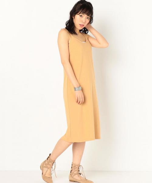 Another Edition（アナザーエディション）の「フライスワンピース/AEBFC TCR フライス OP◆（ワンピース・レディース・ブラック/ベージュ・FREE）」の3枚目の写真