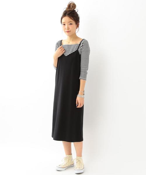 Another Edition（アナザーエディション）の「フライスワンピース/AEBFC TCR フライス OP◆（ワンピース・レディース・ブラック/ベージュ・FREE）」の12枚目の写真