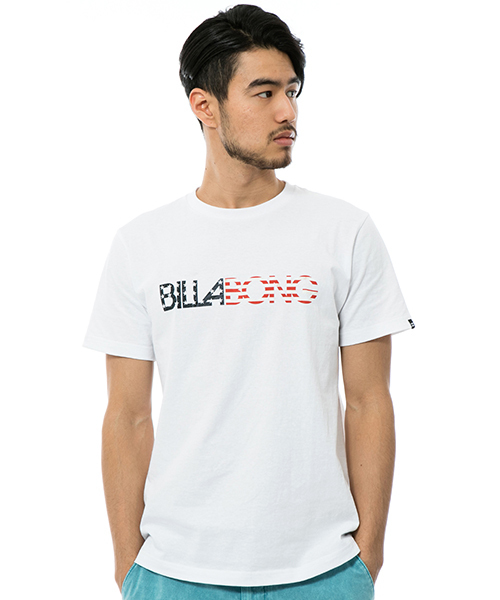 BILLABONG(ビラボン)の「BILLABONG メンズ PROGRESSION ベーシックロゴTシャツ(Tシャツ/カットソー・メンズ・ホワイト系その他/ホワイト/ブラック系その他・MEDIUM/LARGE/SMALL/X-LARGE)」の1枚目の写真