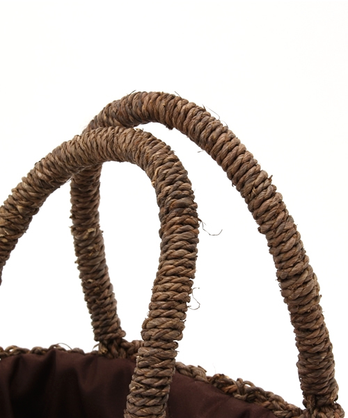 URBAN RESEARCH（アーバンリサーチ）の「UR カゴバック（かごバッグ・レディース・ナチュラル/ブラウン・FREE）」の4枚目の写真