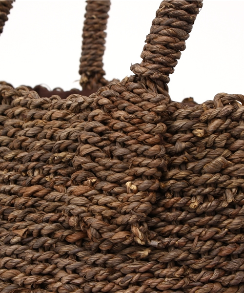 URBAN RESEARCH（アーバンリサーチ）の「UR カゴバック（かごバッグ・レディース・ナチュラル/ブラウン・FREE）」の5枚目の写真