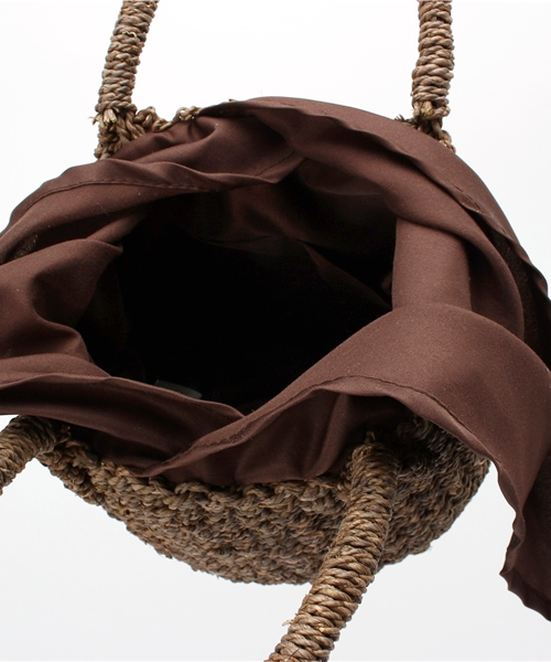 URBAN RESEARCH（アーバンリサーチ）の「UR カゴバック（かごバッグ・レディース・ナチュラル/ブラウン・FREE）」の8枚目の写真