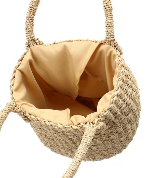 URBAN RESEARCH（アーバンリサーチ）の「UR カゴバック（かごバッグ・レディース・ナチュラル/ブラウン・FREE）」の9枚目の写真