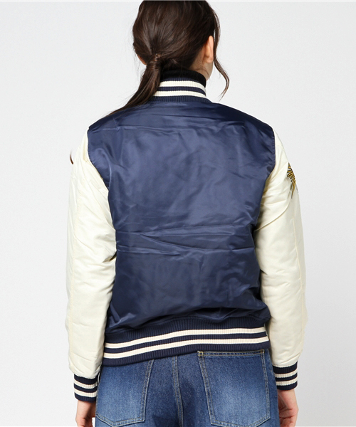 MOUSSY（マウジー）の「STARTER STADIUM M JACKET（その他アウター・レディース・ネイビー・FREE）」の7枚目の写真