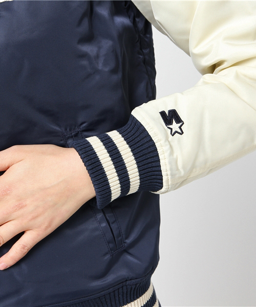 MOUSSY（マウジー）の「STARTER STADIUM M JACKET（その他アウター・レディース・ネイビー・FREE）」の9枚目の写真